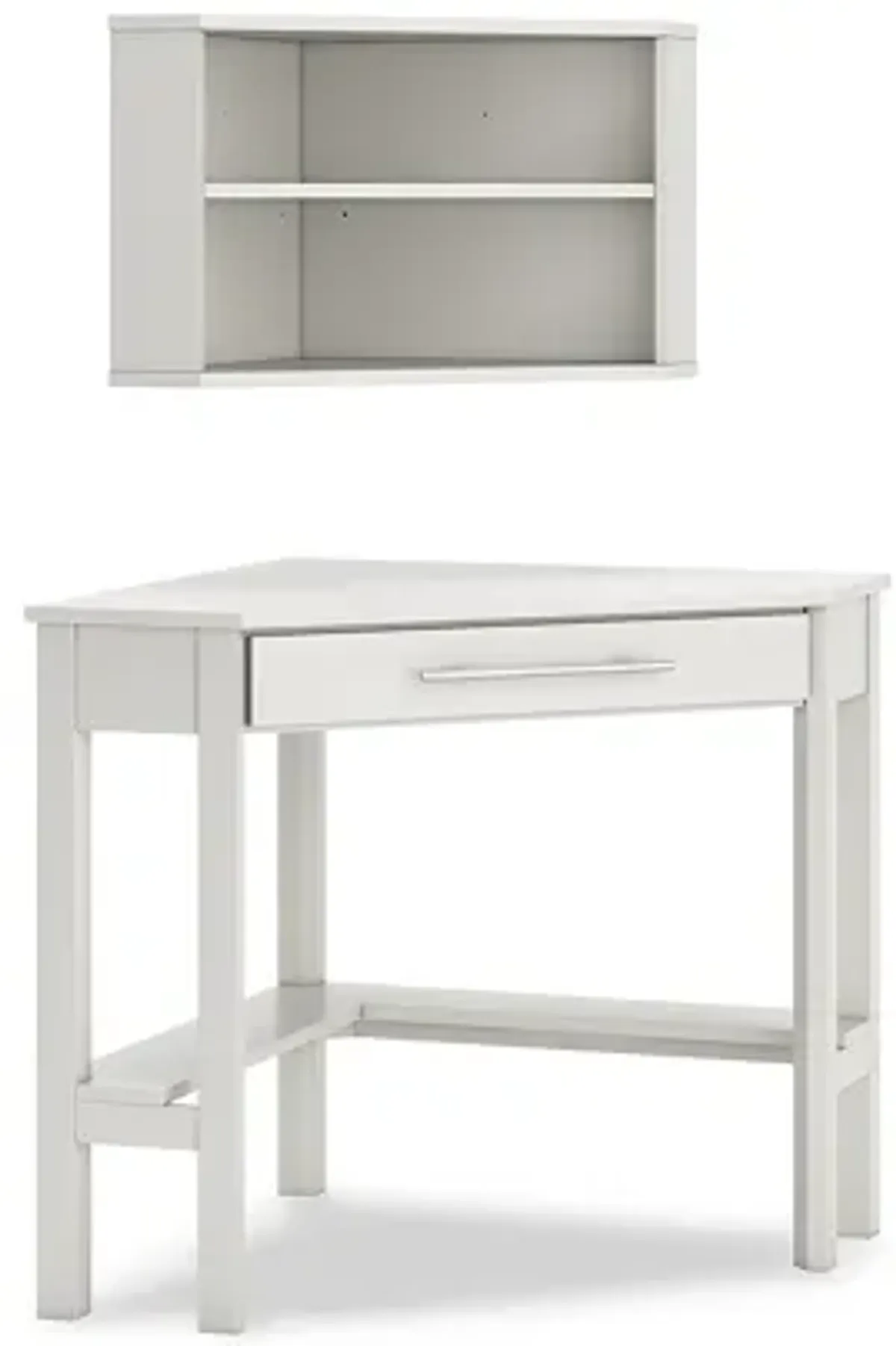 Grannen Home Office Corner Desk with Bookcase