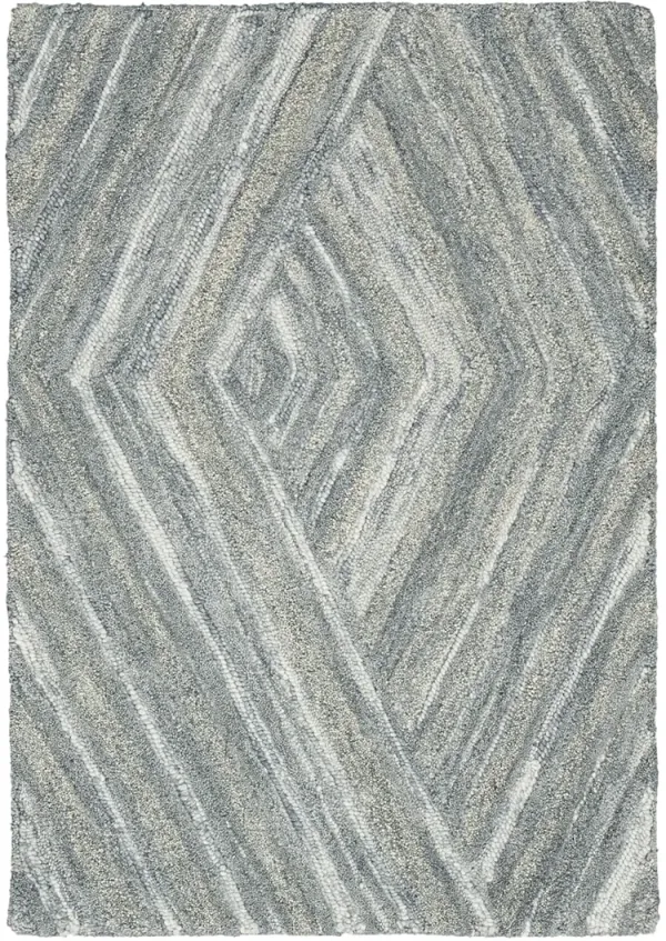 Graceful GRU03 Blue 5'3" x 7'3" Rug