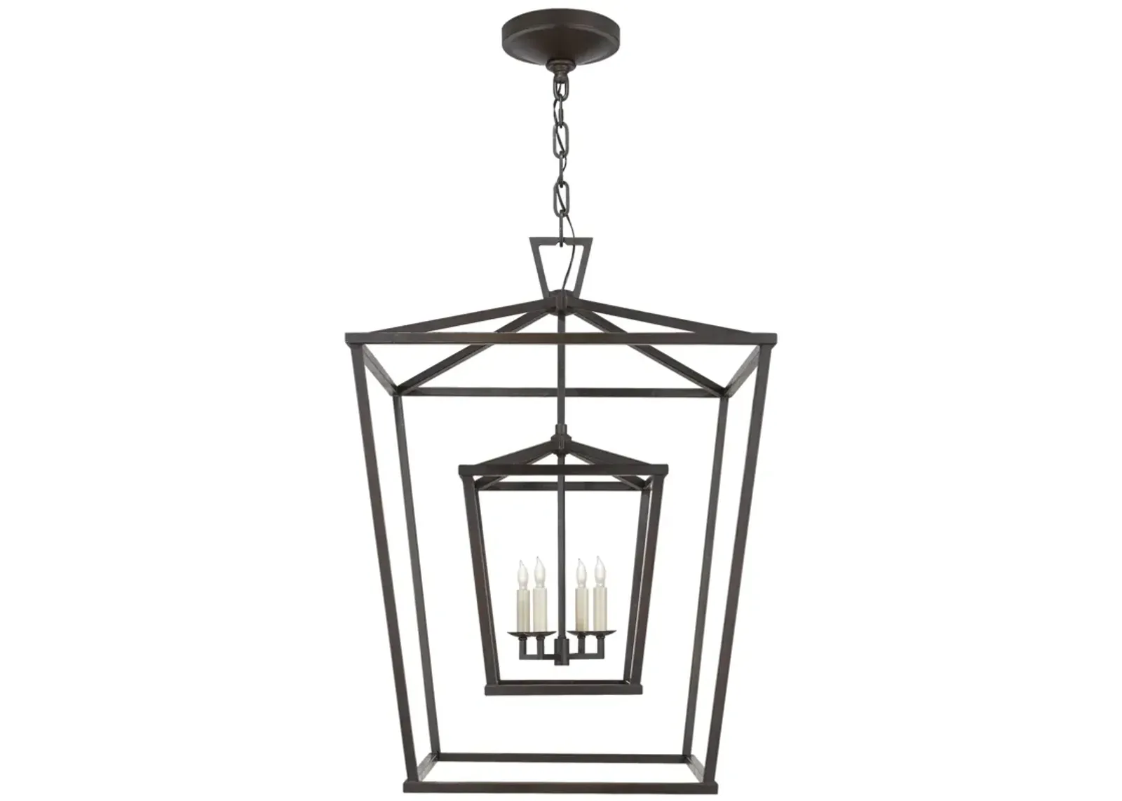 Darlana Lg Double Cage Lantern