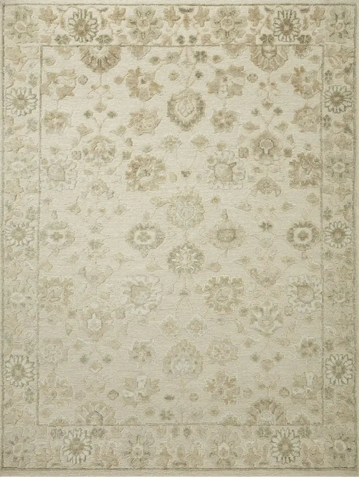 Ingrid ING-02 Natural / Sage 9''6" x 13''6" Rug by Magnolia Home By Joanna Gaines