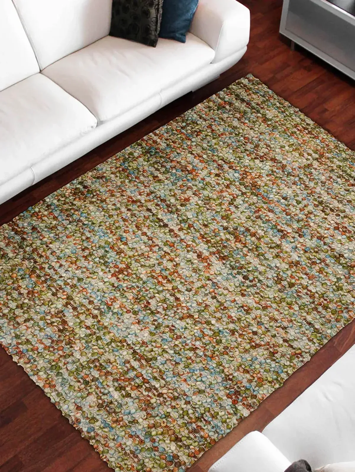 Hanu HU1 Green 8' x 10' Rug