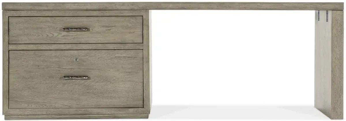 Linville Falls 84" Desk with Lateral File