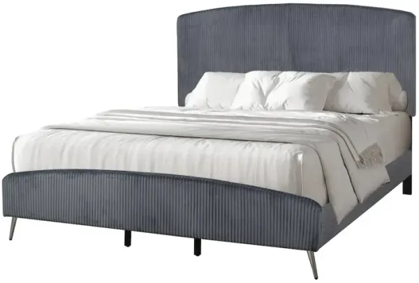 New Classic Furniture Kailani Wood California King Bed, Gray