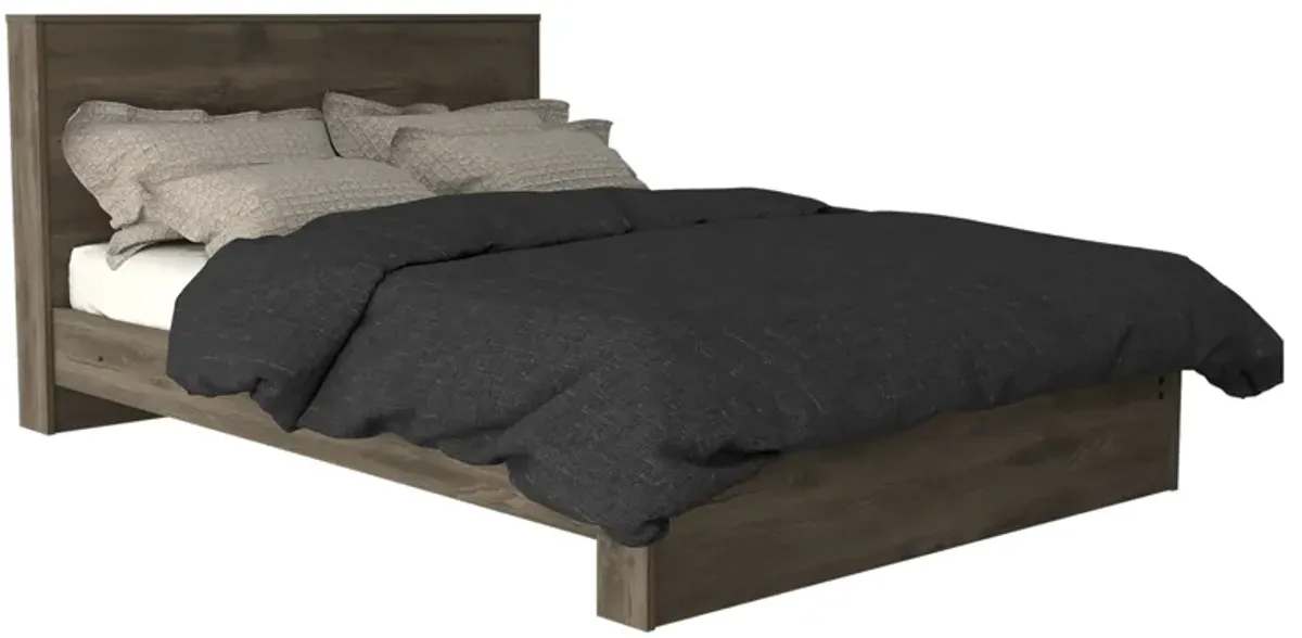 Full Size Bed Base Forum, Bedroom, Dark Brown