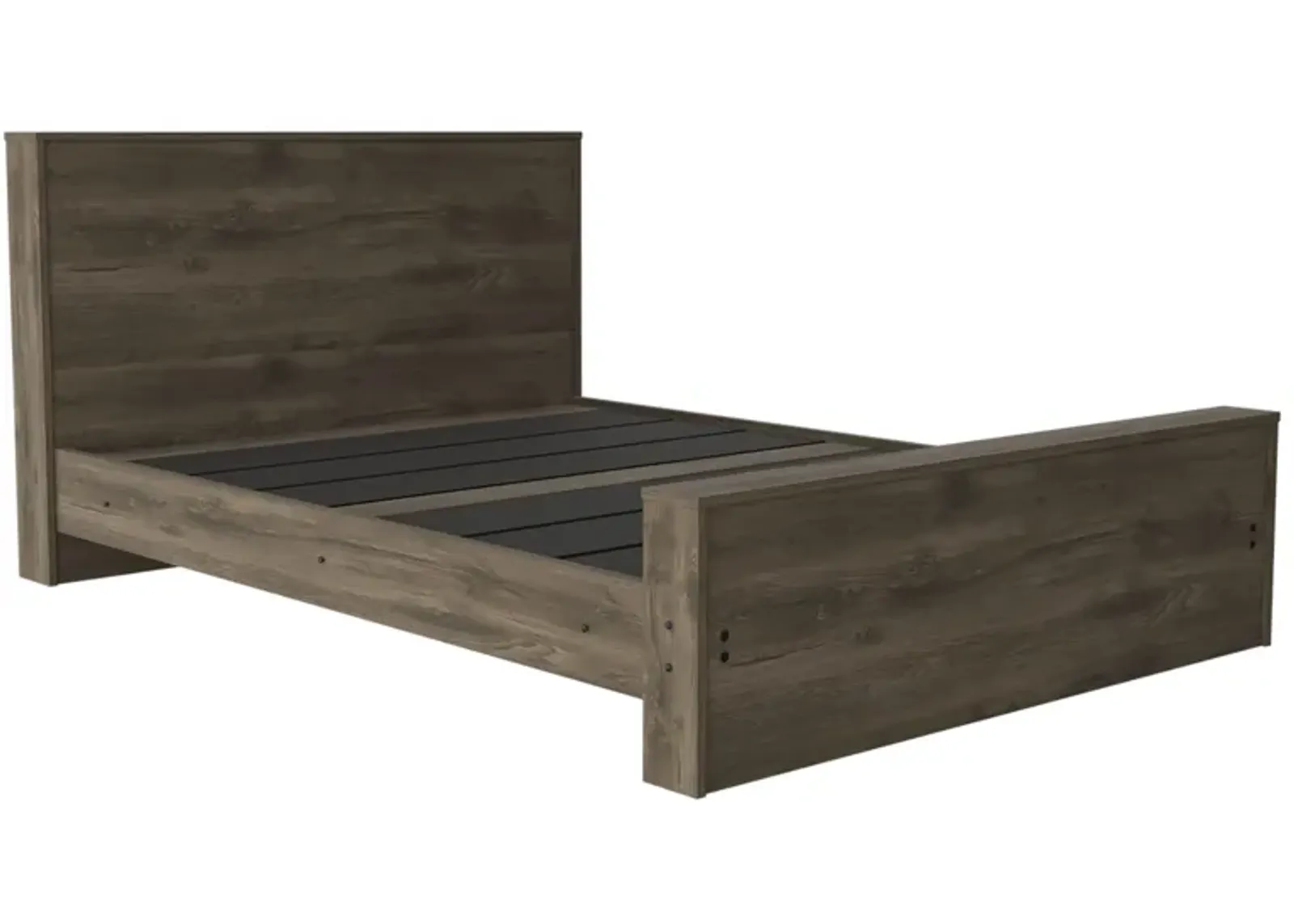 Full Size Bed Base Forum, Bedroom, Dark Brown