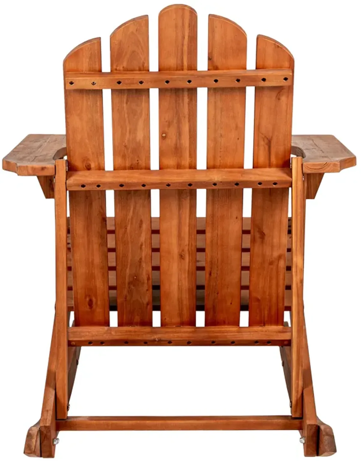 Kiawah Outdoor Patio Classic Acacia Wood Adirondack Rocking Chair