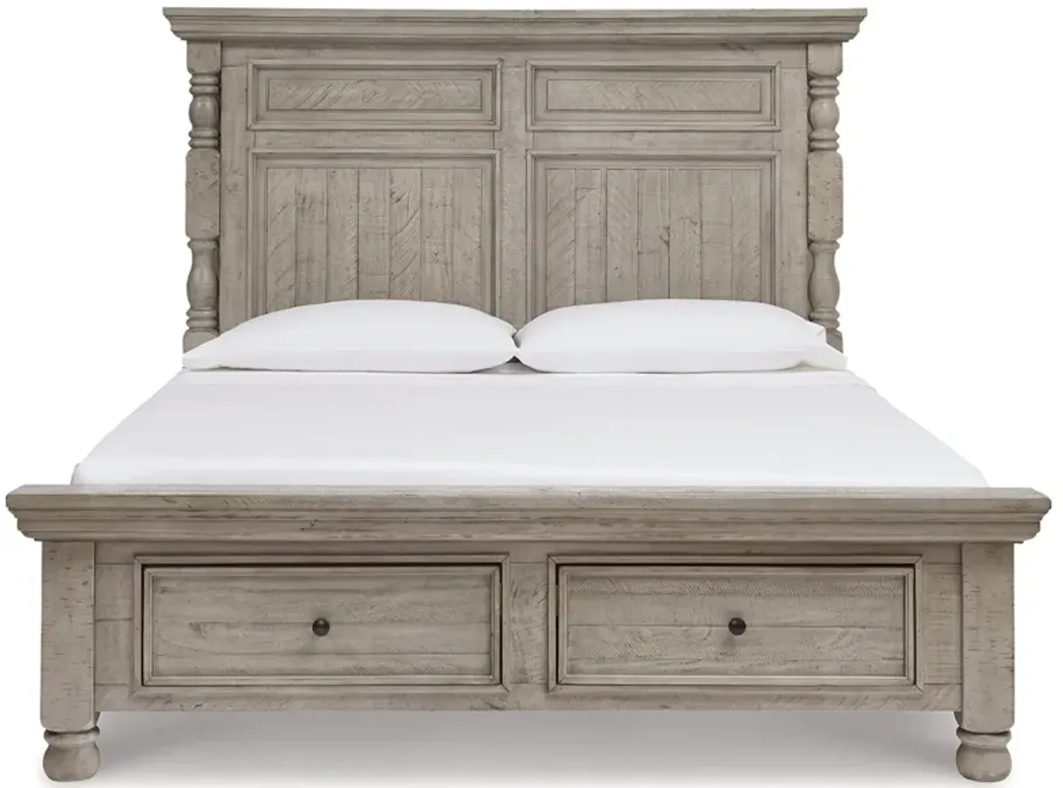 Harrastone California King Panel Bed