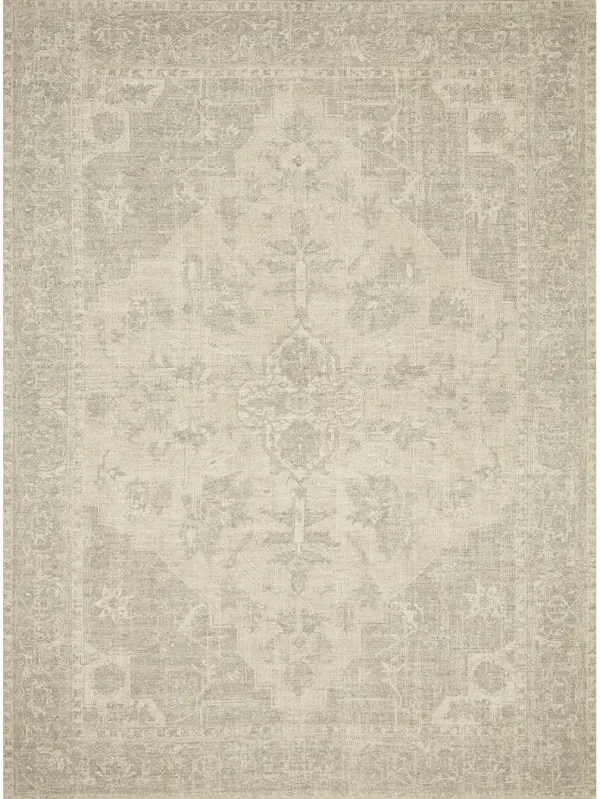 Priya PRY04 Ivory/Grey 8'6" x 12' Rug