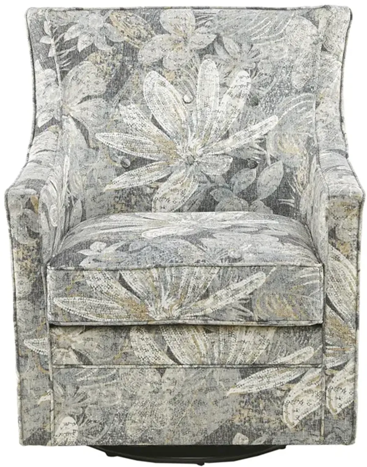 Gracie Mills Kirsten Classic Curve Back Swivel Glider Chair