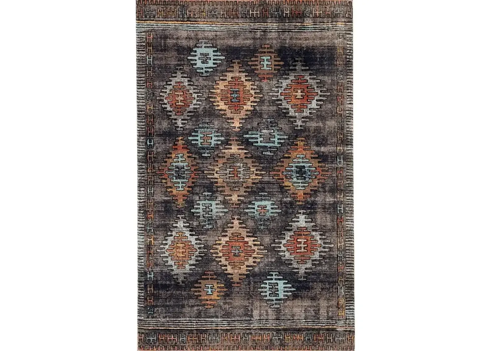 Polaris Dez Gray 5'3" X 7'6" Rug