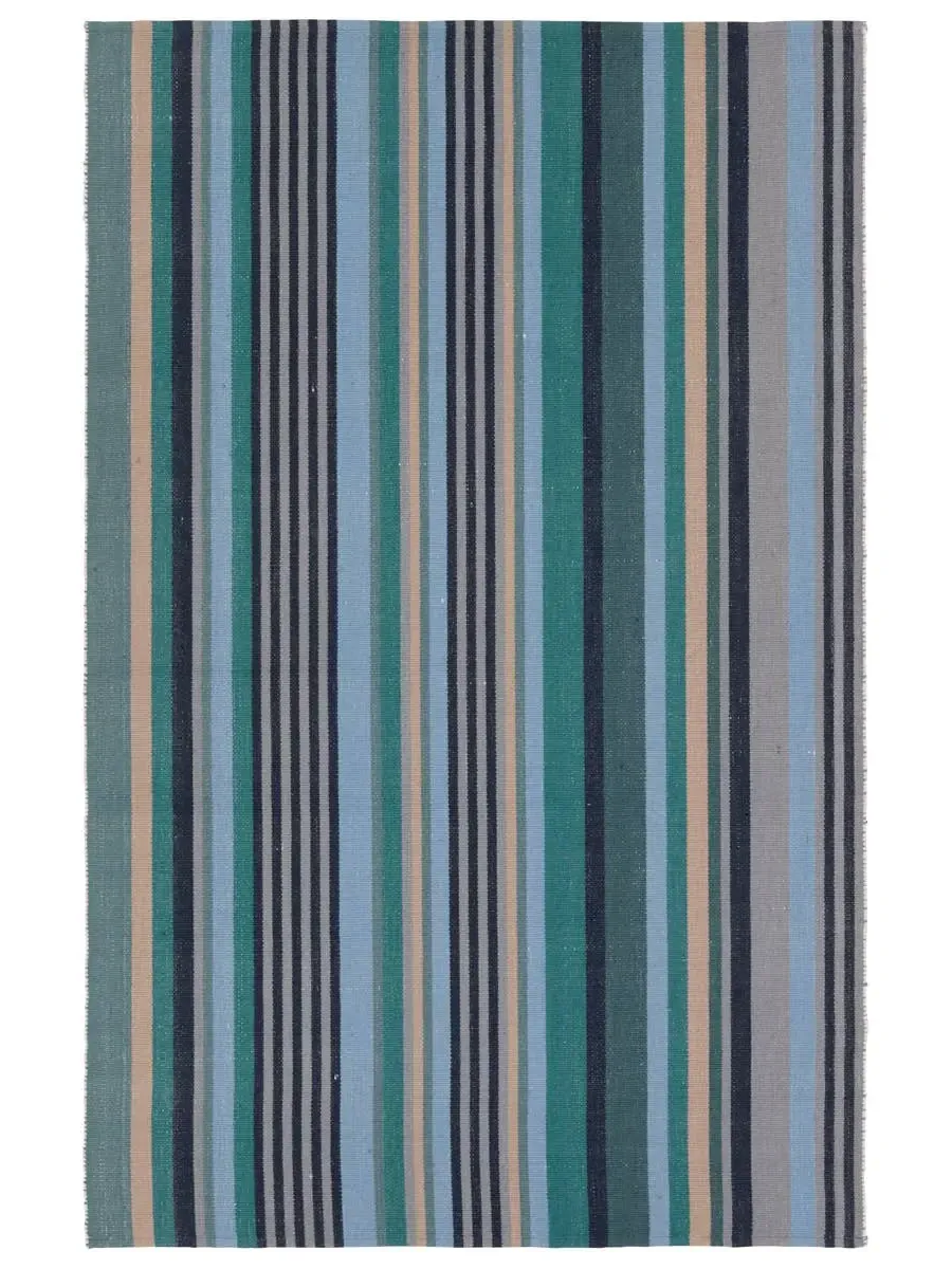 Mazarro Sergio Blue 3' x 8' Runner Rug