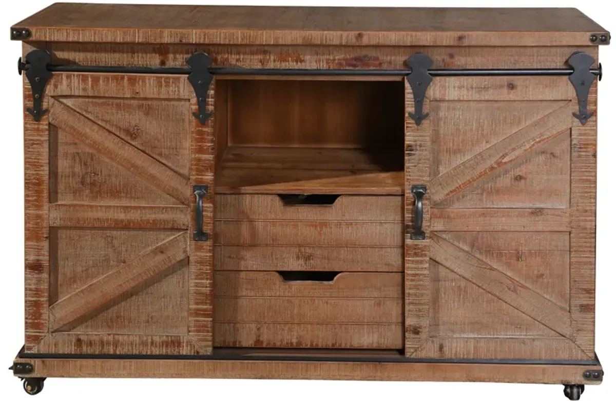 Barnwood Storage Cabinet