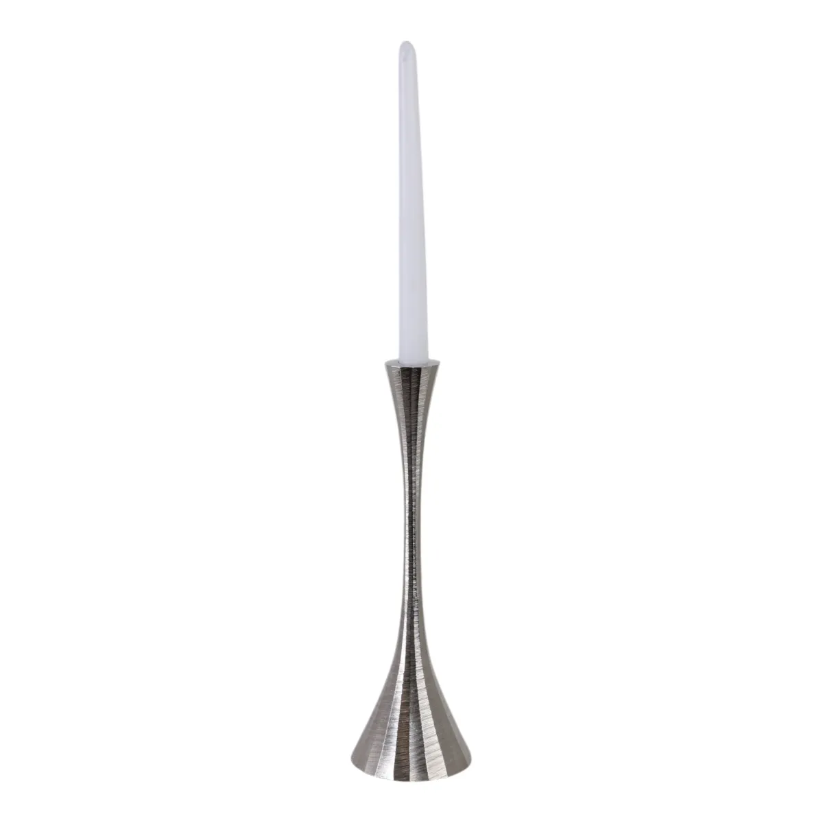 Etched Taper Candle Holder