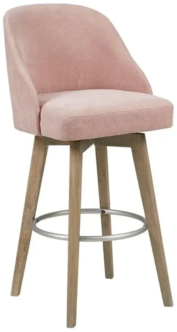 Belen Kox Pink Swivel Counter Stool, Belen Kox