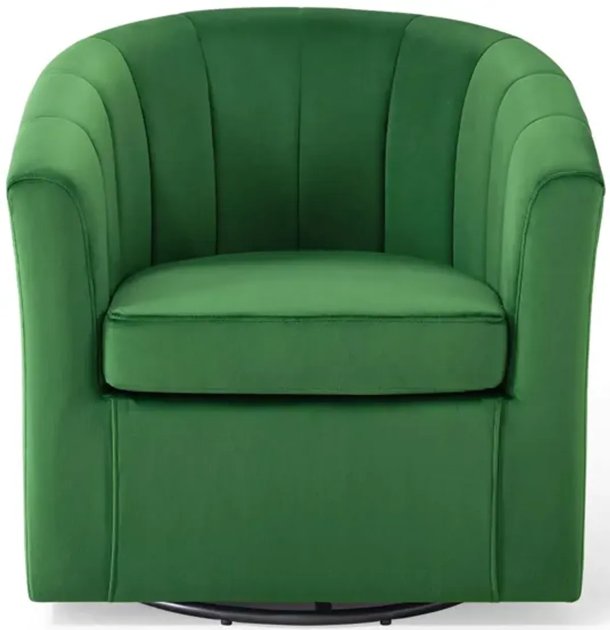 Prospect Performance Velvet Swivel Armchair