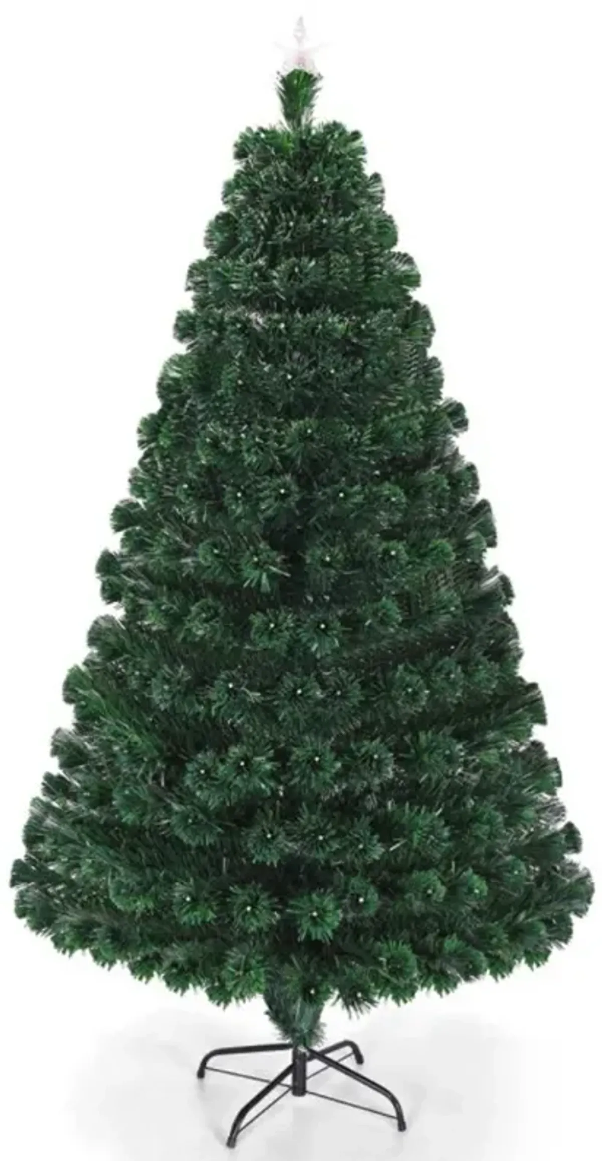 Artificial Christmas Tree with LED Light and Metal Stand