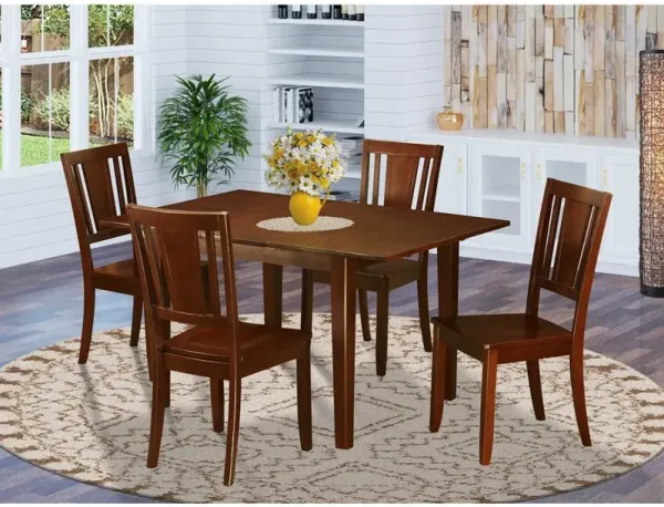 5 Pc small Kitchen Table with 4 Dining Table Chairs