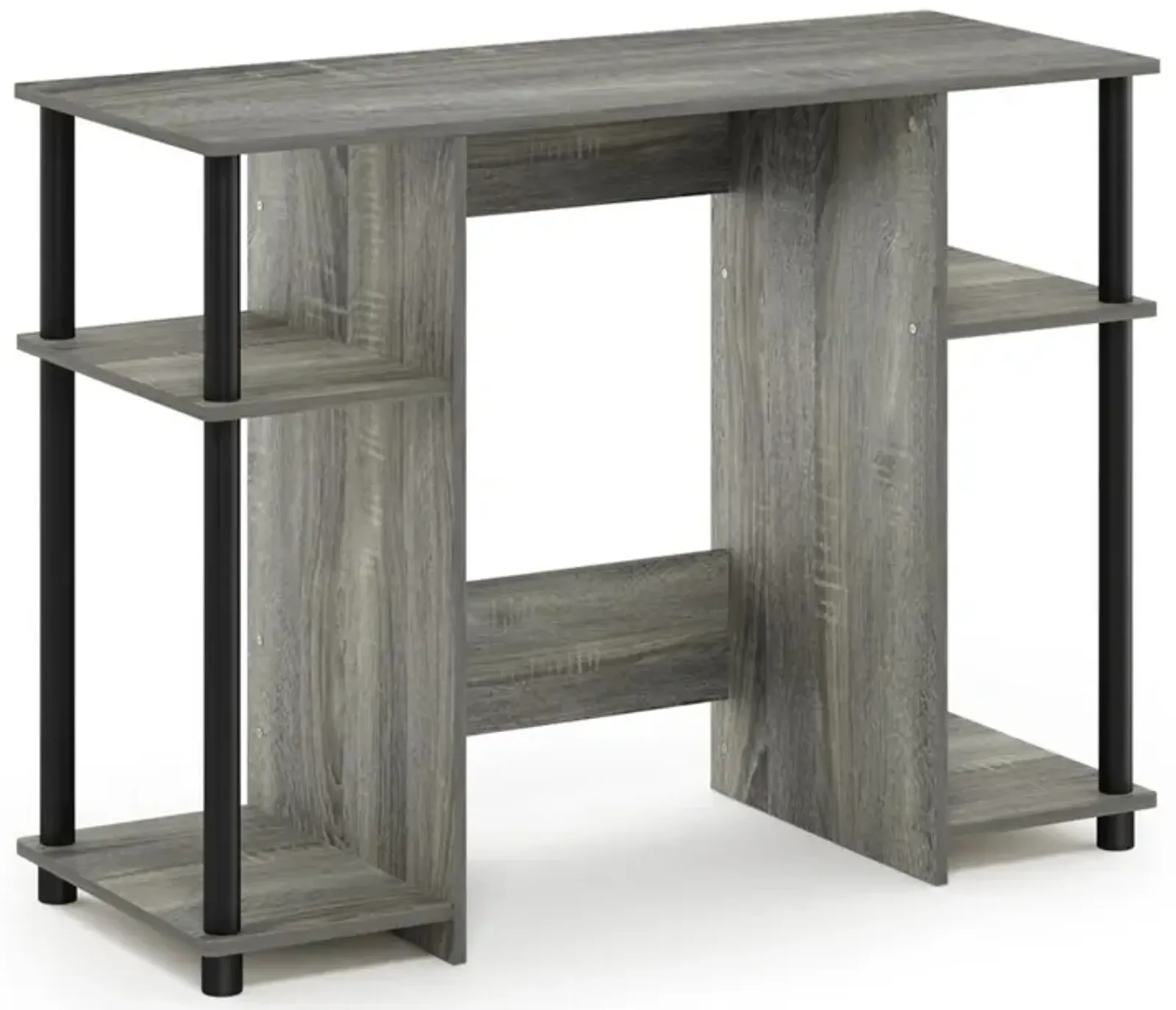 Furinno Furinno 15112 JAYA Compact Computer Study Desk, French Oak Grey/Black