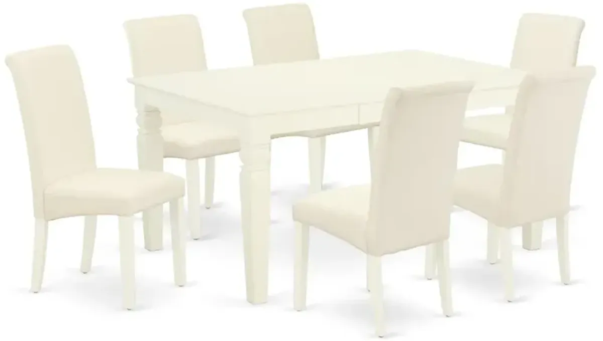 Dining Room Set Linen White