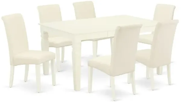 Dining Room Set Linen White