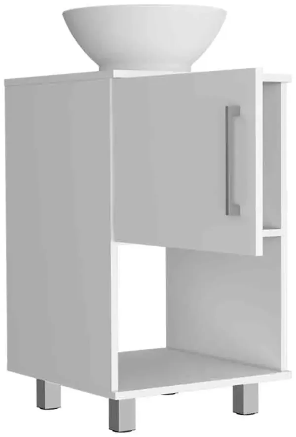 Single Bathroom Vanity Pigmag, Bathroom, White