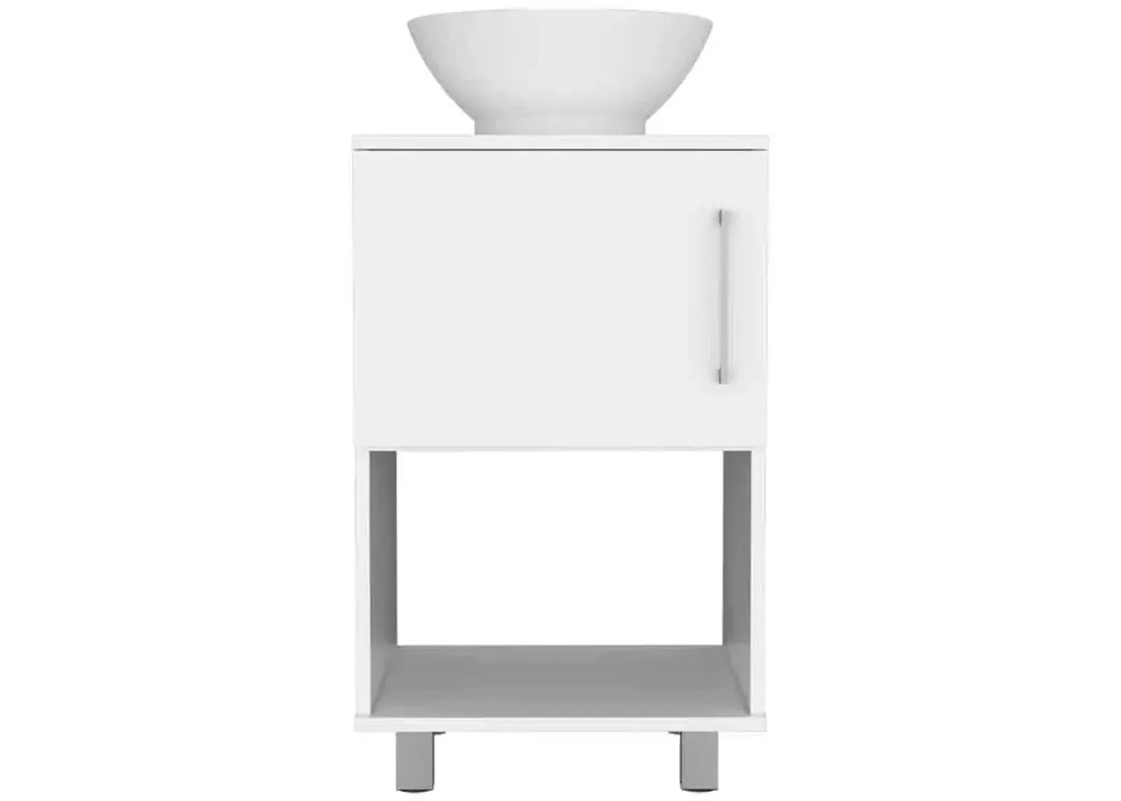 Single Bathroom Vanity Pigmag, Bathroom, White