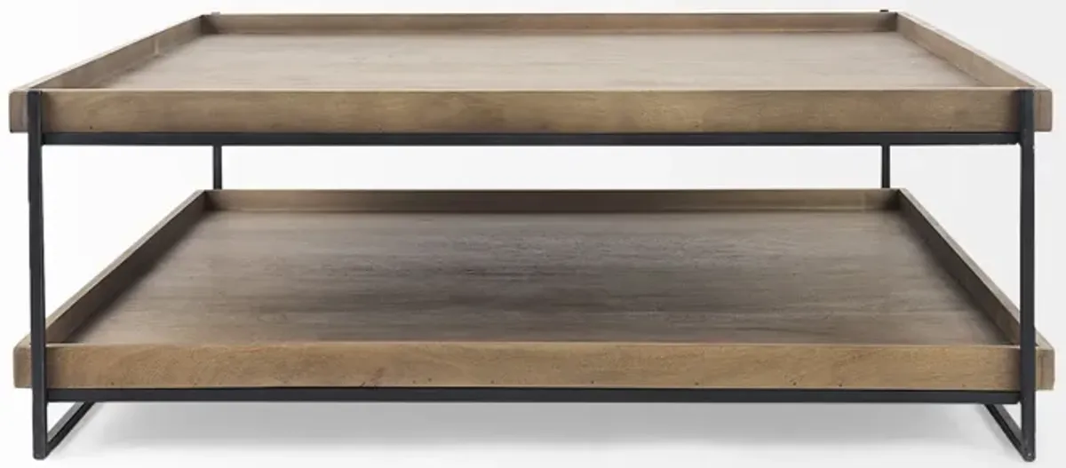 Trey Wood Coffee Table