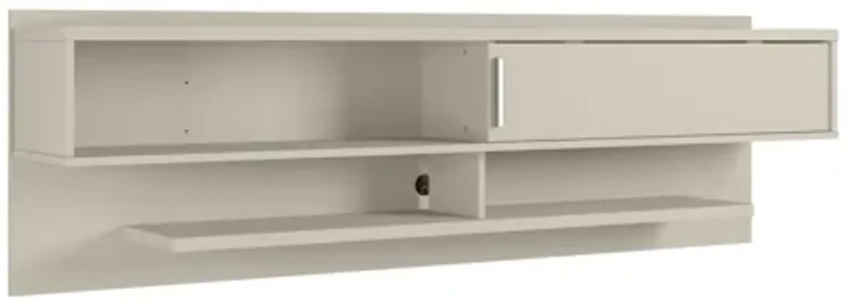 Astor Beige Floating Entertainment Center