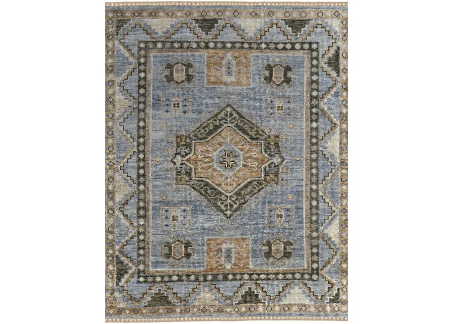 Fillmore 6935F 3' x 5' Blue/Green Rug