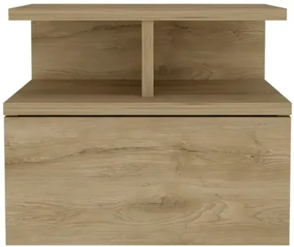 Nightstand Floating Flopini, Bedroom, Macadamia