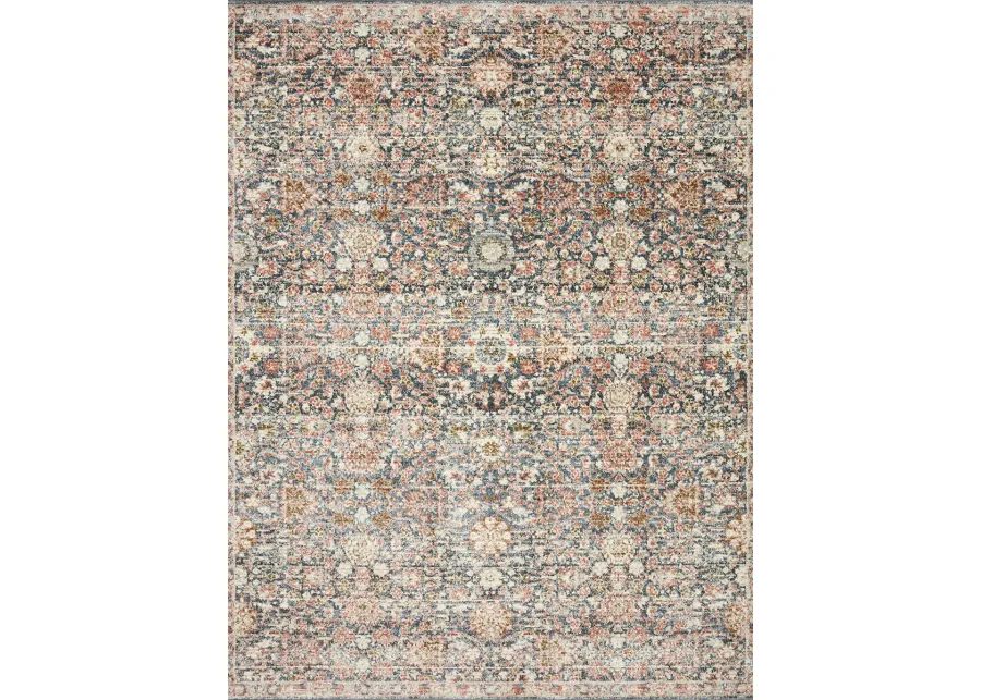 Saban SAB03 Navy/Rust 6'7" x 9'3" Rug