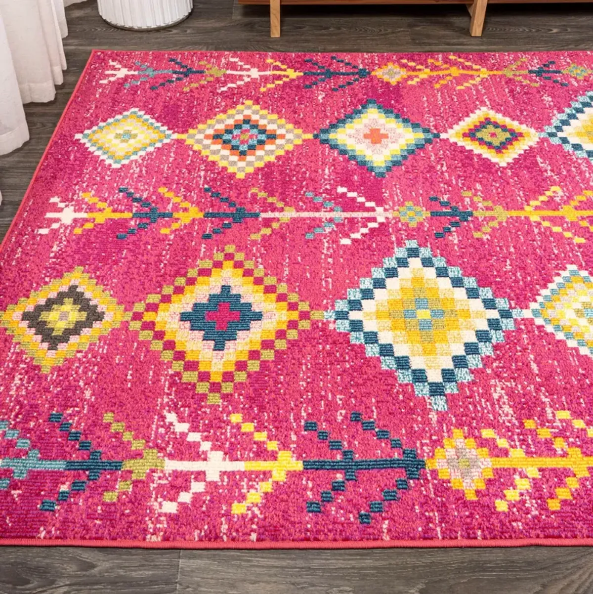 Tribal Love Geometric Area Rug