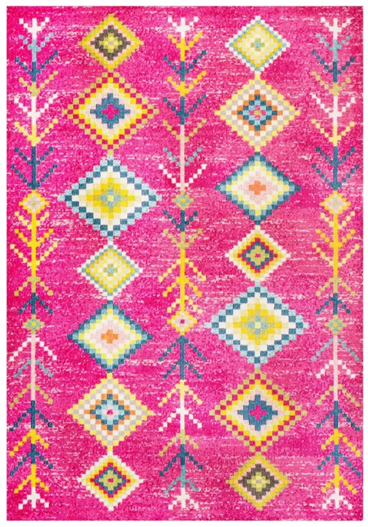 Tribal Love Geometric Area Rug