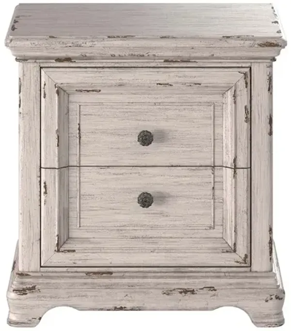 Providence 2-Drawer Nightstand - Antique White