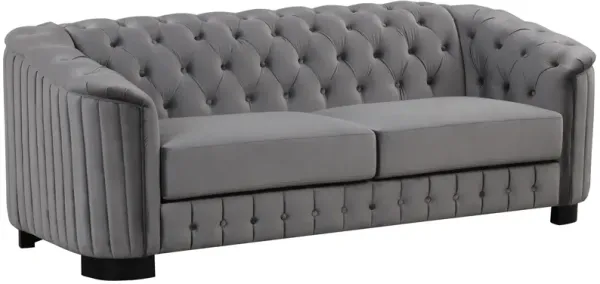 Merax Velvet Loveseat Sofa with Removable Cushions - Modern 2-Person Small Space Sofa for Living Room & Bedroom