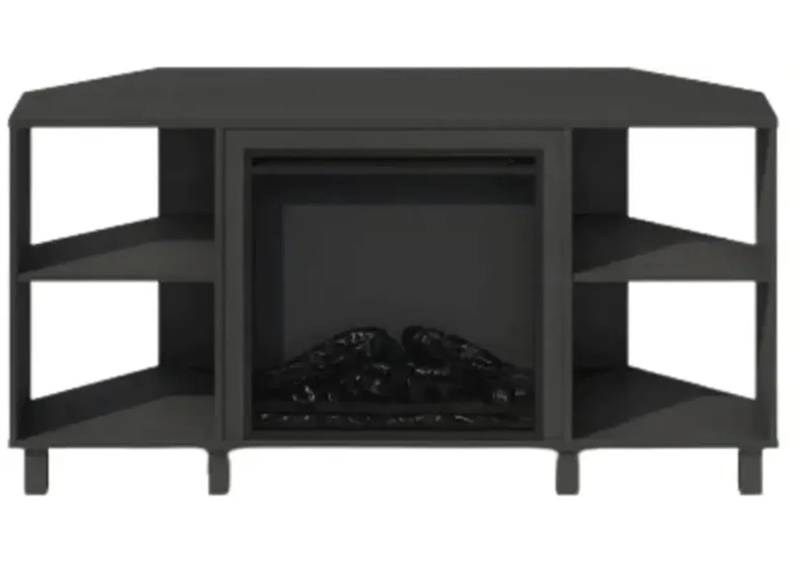 Electric Fireplace Corner TV Stand, Entertainment Center for TV up to 55 Inch