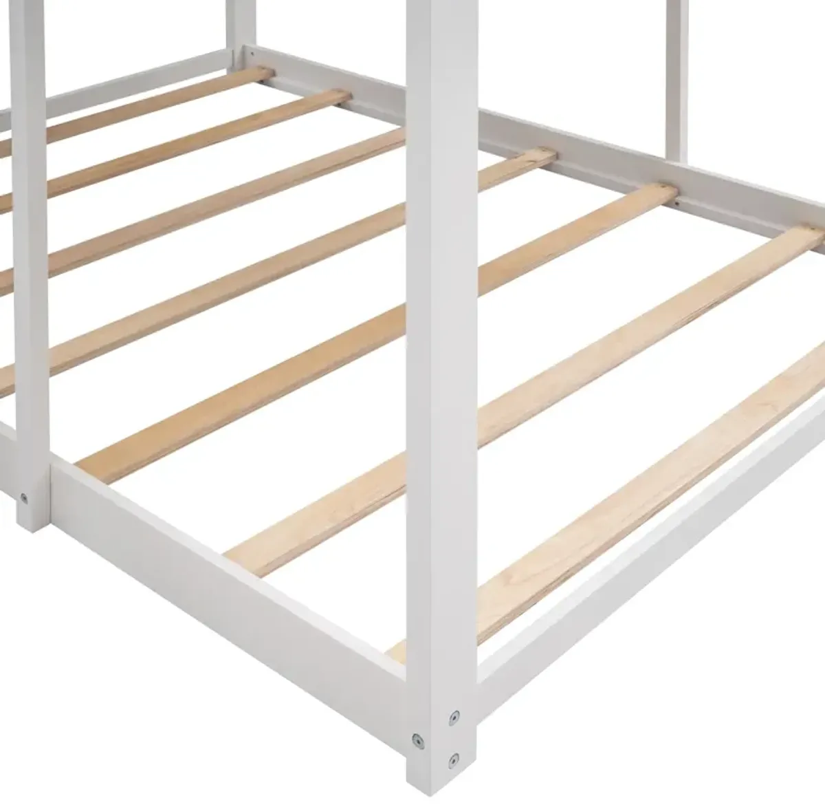 Merax Bunk Bed with Roof and Ladder