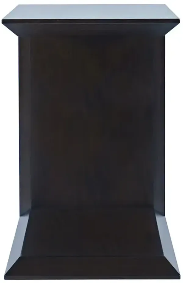 Jofran Nobu Modern Beveled Angle Wood Accent End C-Table