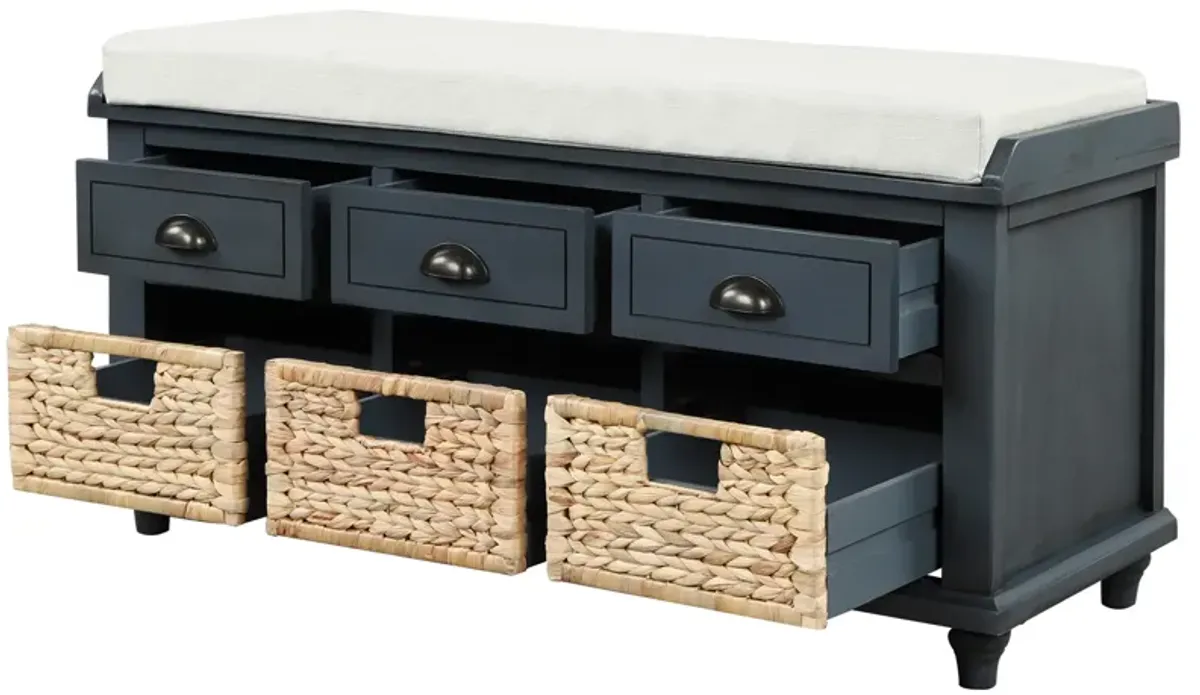 Merax Rustic Storage Bench