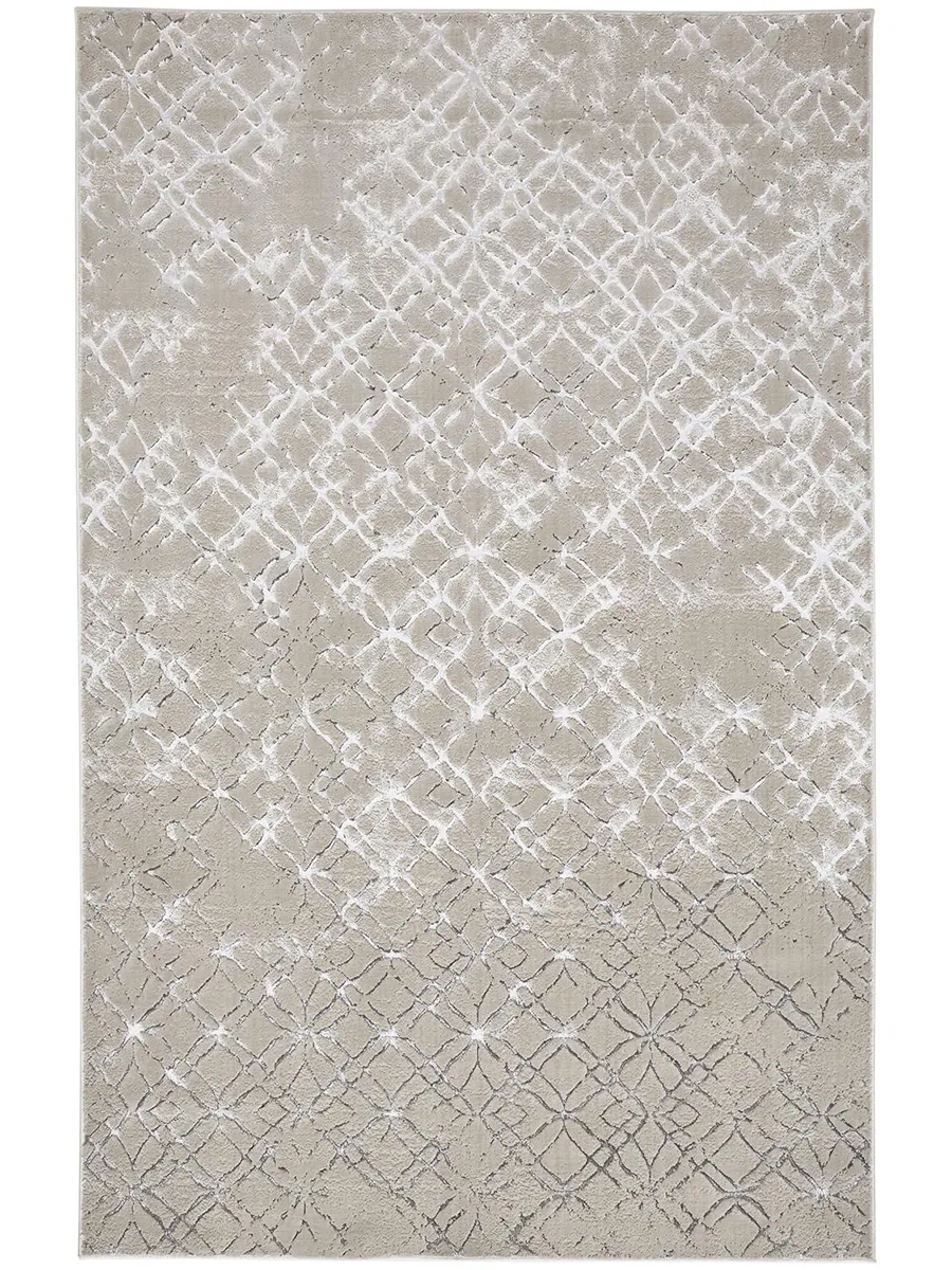 Micah 3047F Silver/Gray/White 3'11" X 6' Rug