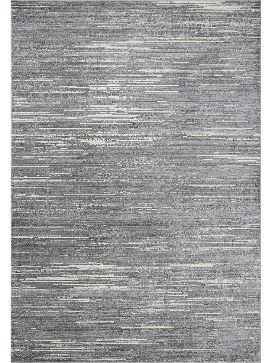 Arden ARD03 Grey/Ivory 6'3" x 9' Rug