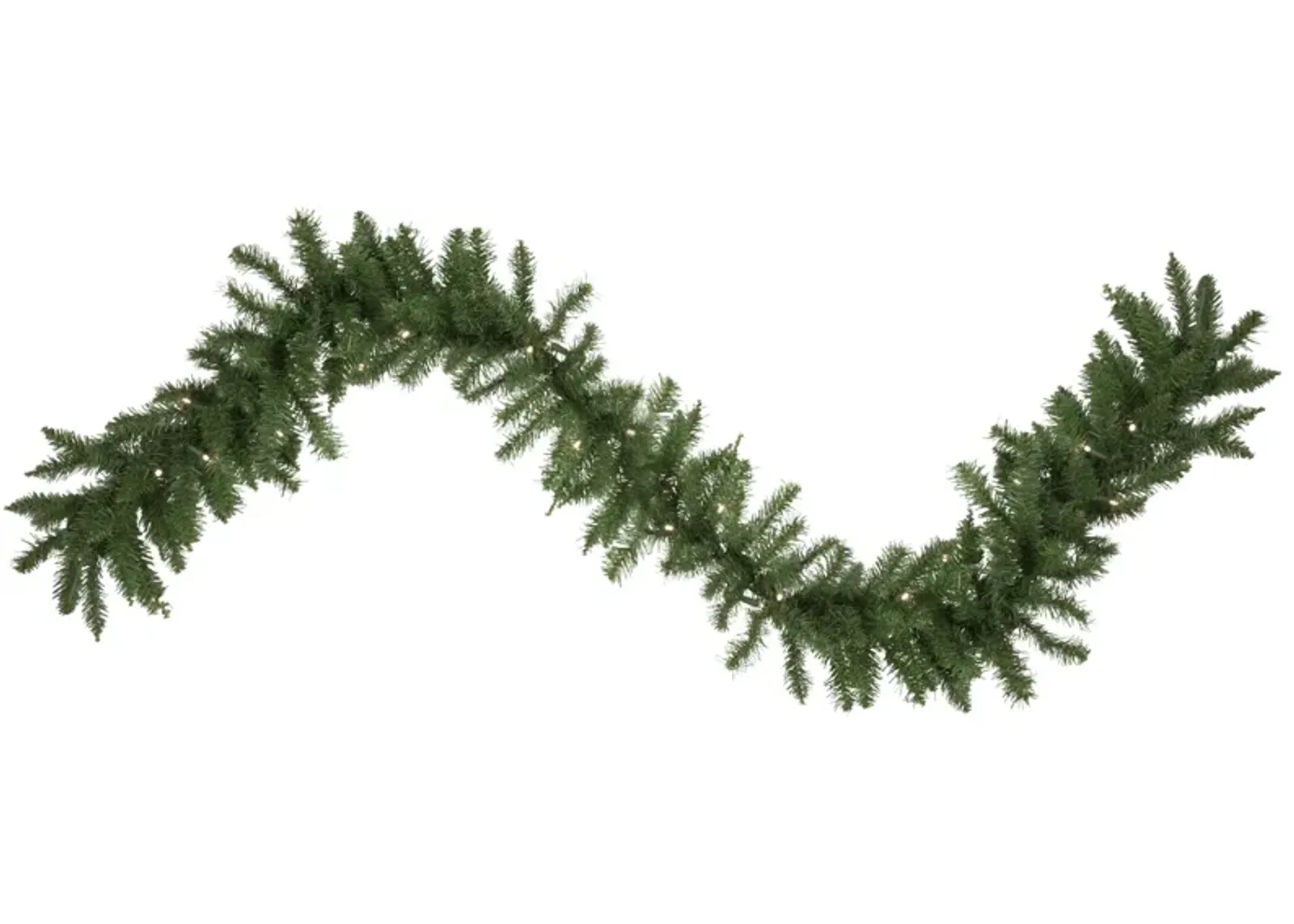 9' x 12" Pre-Lit Winona Fir Artificial Christmas Garland  Warm White LED Lights