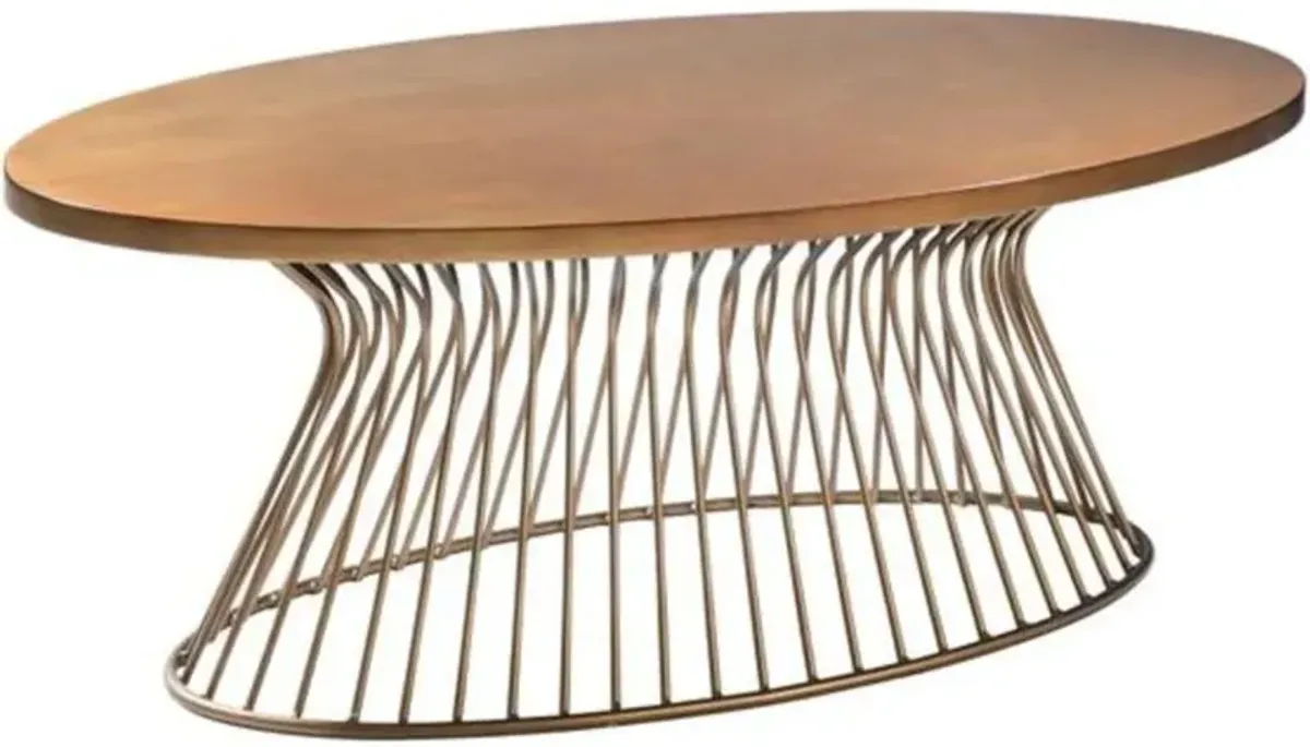 Belen Kox Modernista Mid-Century Bronze Coffee Table, Belen Kox