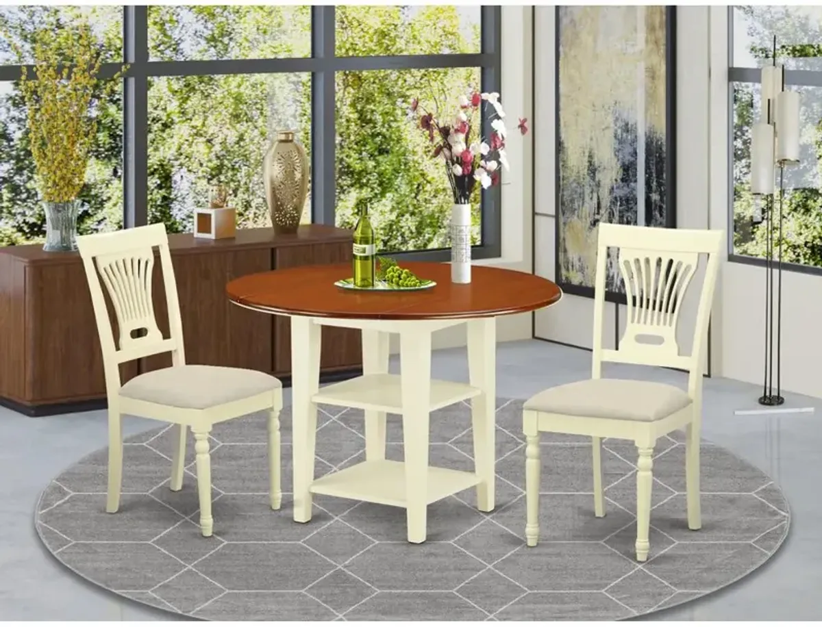 Dining Room Set Buttermilk & Cherry