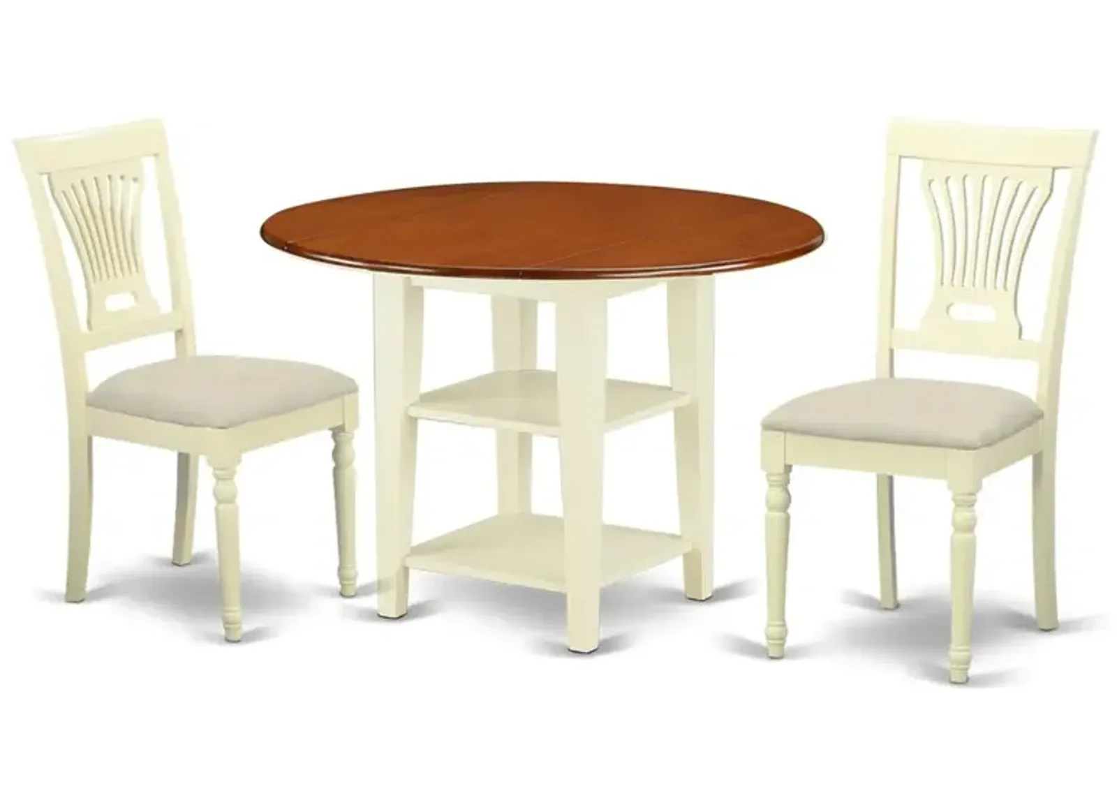 Dining Room Set Buttermilk & Cherry