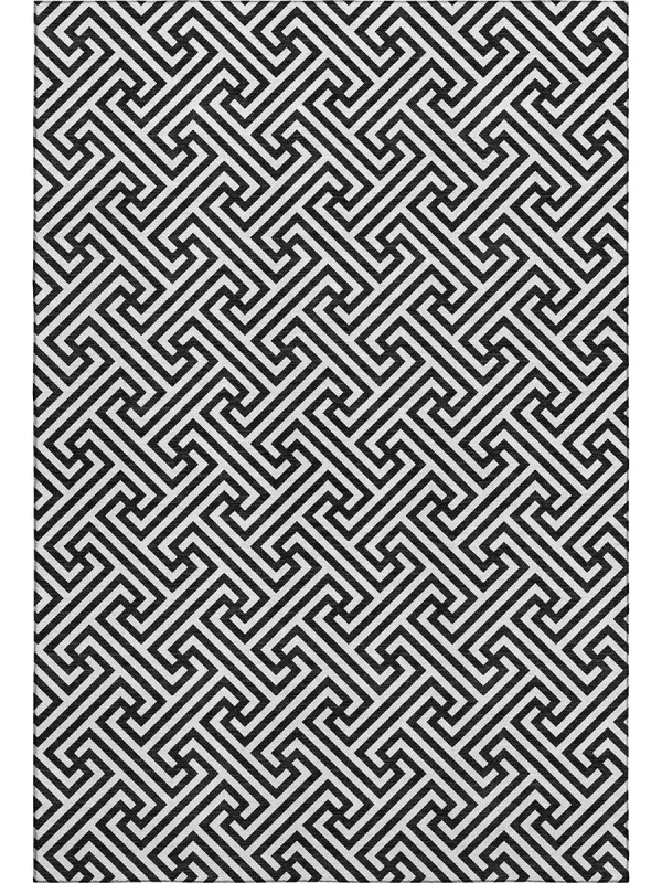 The Reserve TR5 Black 3' x 5' Rug