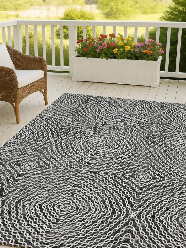 Brisbane BR3 Midnight 3' x 5' Rug