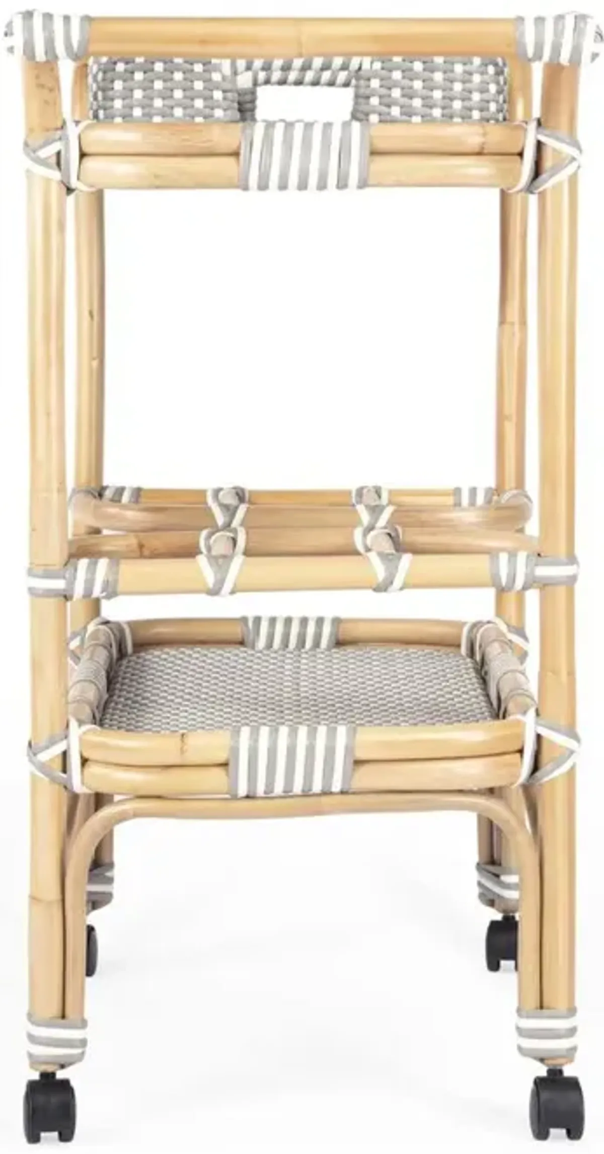 Contemporary Rattan Bar Cart, Belen Kox