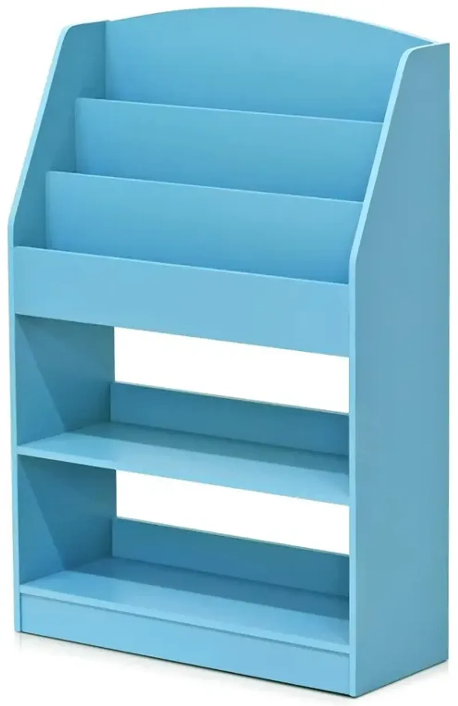 Furinno KidKanac Magazine/Bookshelf with Toy Storage, Pink