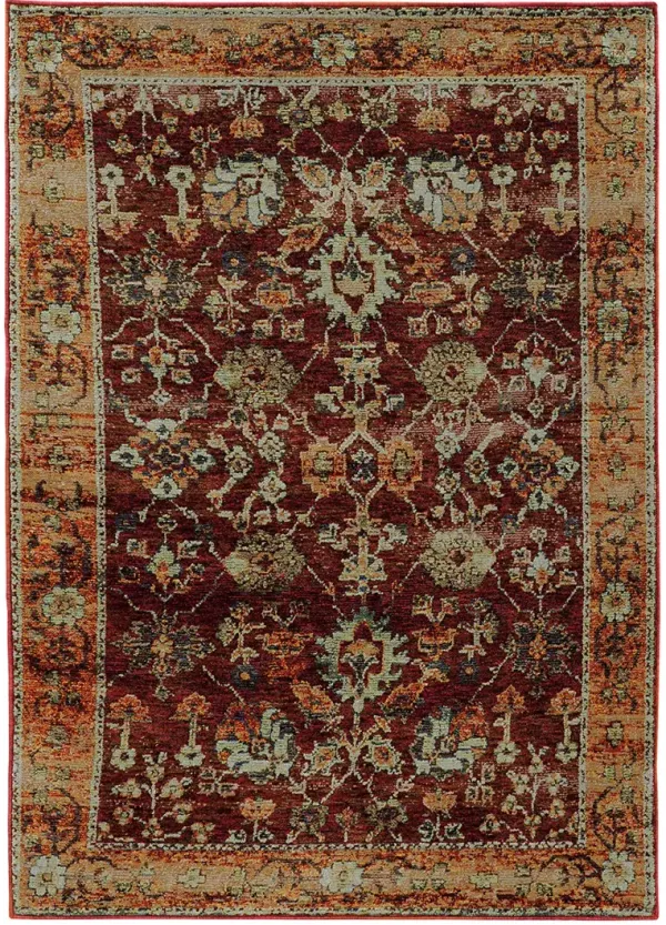Andorra 10' x 13'2" Red Rug
